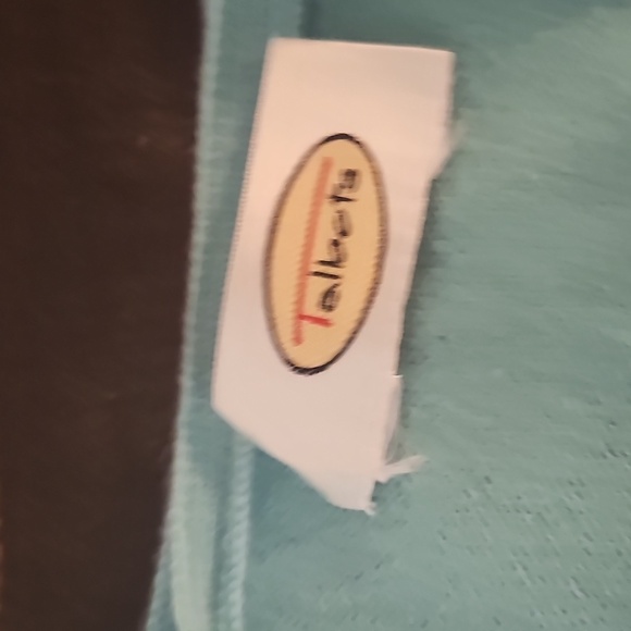 Talbots Women’s Sweater Twin Set Cashmere Cardigan Sz Large Aqua 2 Piece - Picture 2 of 10